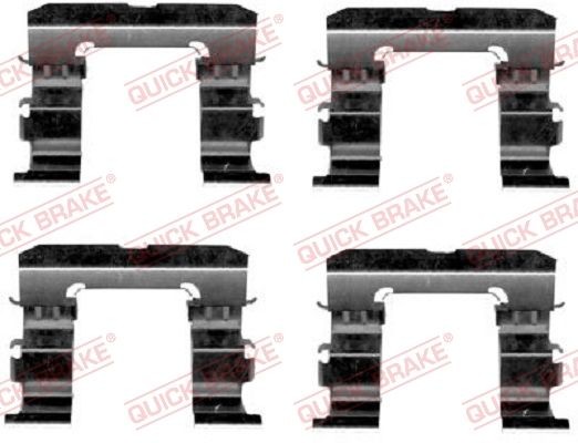 Quick Brake ZubehöRsatz, Scheibenbremsbelag 109-1632 Passend FüR Nissan-image