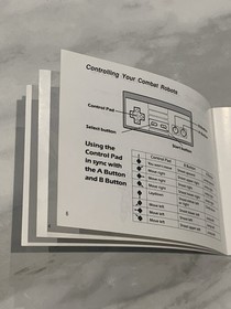 Nes Nintendo Probotector Manual Only Konami Very Good Condition rare