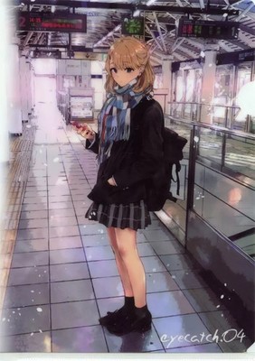 Vivid Color A4 Clear File d Items Anime Illustration 8 Ponkan