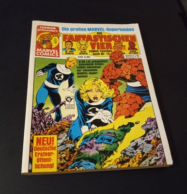 Die Fantastischen Vier Comic Nr.15 German Fantasic 4 1980s Small Book