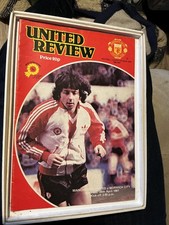 MANCHESTER MAN UNITED V NORWICH CITY 25 APR 81 DIV 1 PROGRAMME SE
