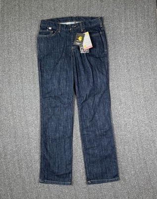 Carhartt FR Flame Resistant Rugged Flex Jeans Women Size 10 Reg Original Fit NWT