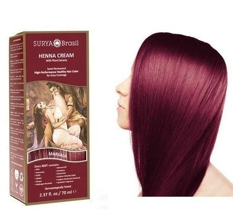 Surya Nature Inc Крем с хной Марсала 237 унции Крем 3490₽