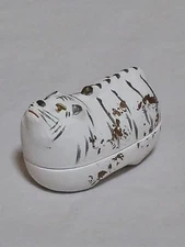 Kyoyaki Zodiac Incense Container Tiger Tea Ceremony Utensils Multicolor Japan