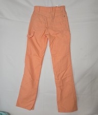 Vtg 1970s Health-Tex Girls Peach Carpenter Pant. New Old Stock With Tags