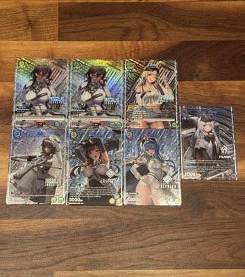 Union Arena Nikke Goddess Of Victory Helm Alternate Art Lot of 7 Ustar Rstar NM