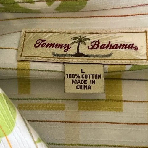 Tommy Bahama Men’s Long Sleeve Button Down Tropical Floral Print Shirt Sz Large - 第 8/10 張圖片