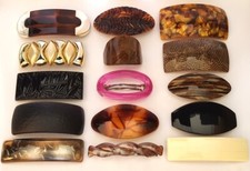 Helfrance Barrette Metal Hair Clip Women Formal Elegant Fashion Made in France
