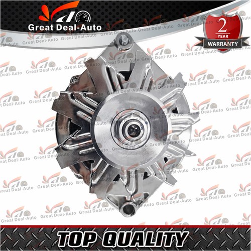 Holden HQ HJ HX HZ WB GMH 253 308 V8 Alternator 100 AMP Internal Reg. Chrome NEW - Picture 2 of 5