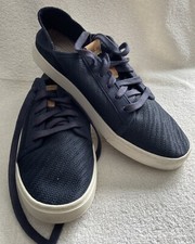 Olukai Pehuea Li Lace Up Lightweight Sneaker Shoes Trench Blue Size 10 Women's