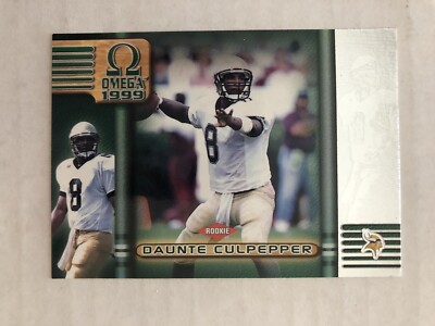1999 PACIFIC OMEGA DAUNTE CULPEPPER RC #130 MINNESOTA VIKINGS CENTRAL FLORIDA