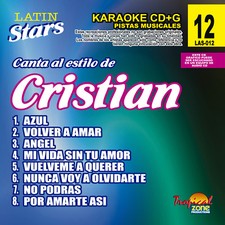 Karaoke Latin Stars 12 Cristian Vol.1