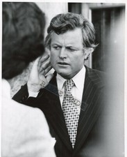 Ted Kennedy Original Type 1 Photo Vintage 8x10 Celebrity Memorabilia