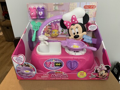 s-minnie ページ Disney Junior Minnie Mouse Super Sizzlin' Kitchen New | eBay