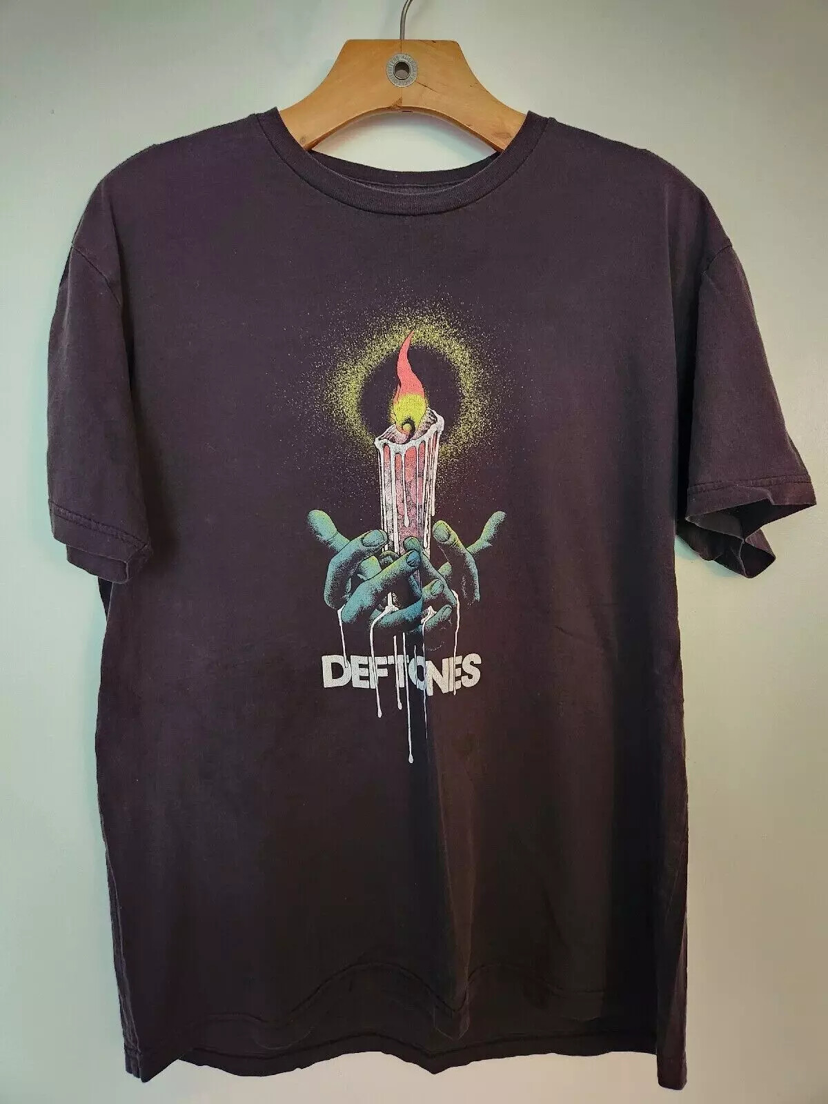 Candle Hands Deftones Band Retro Vintage T-shirt S-5XL | eBay
