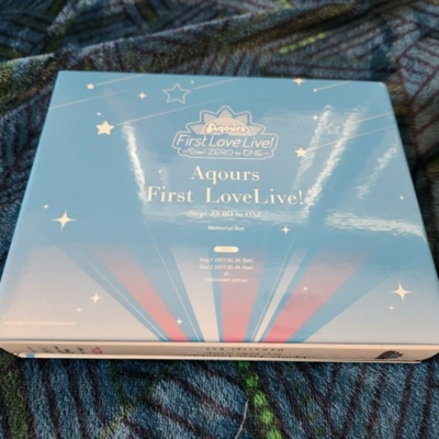 Aqours First Love Live! Blu-Ray Memorial Box Set Step Zero to One 