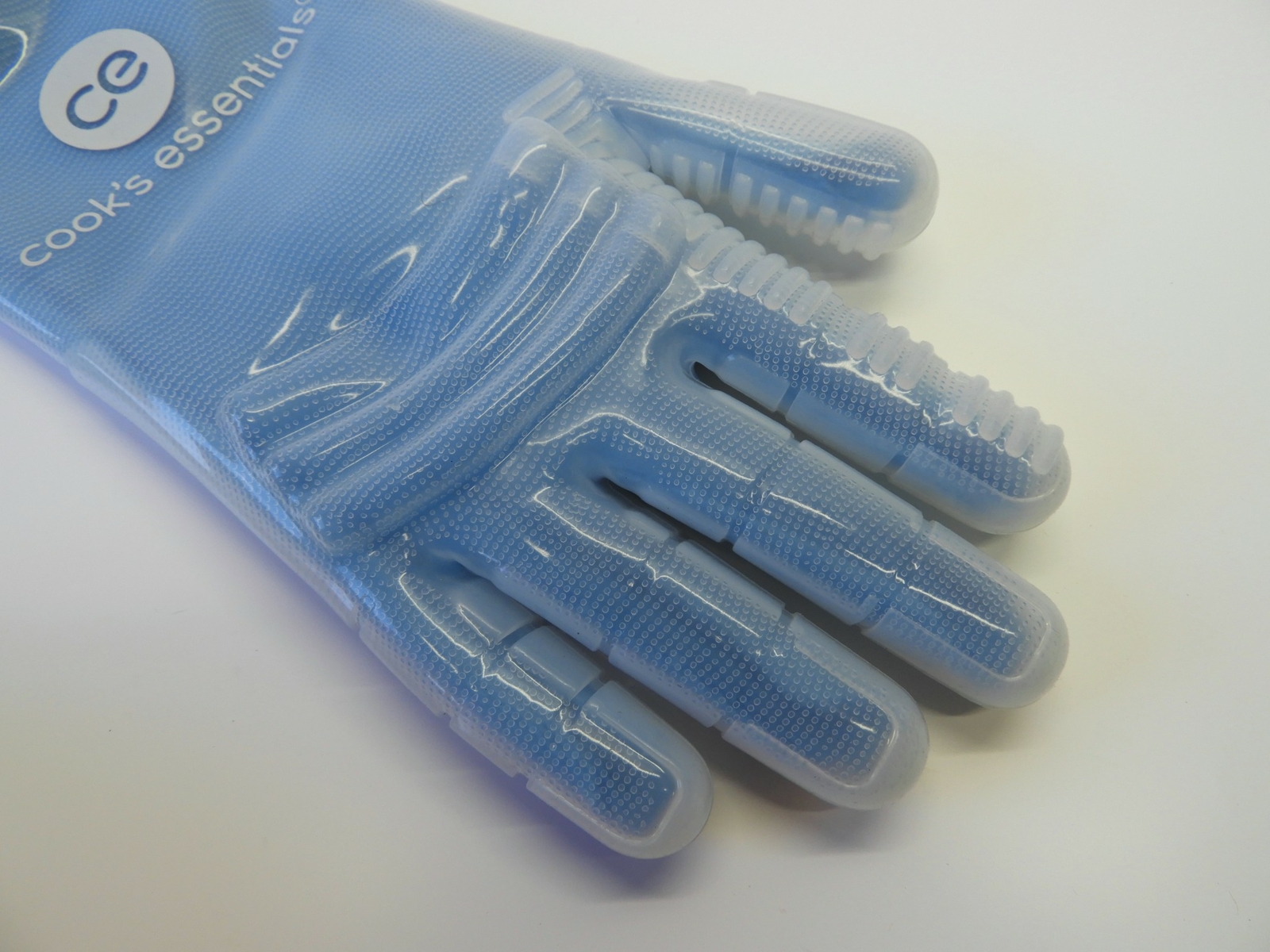 QVC Heat Resistant Silicone Gloves MEDIUM, BLUE, 572° F Cooking BBQ