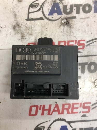 AUDI 2007 A6 C6 TÜRSTEUERGERÄT HINTEN STEUERGERÄT LINKS BEIFAHRERSEITE 4F0959795E