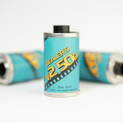 Dealer's V2 50D, RESPOOLED Kodak Vision 2, 35mm Analog Film, Motion Picture, 3