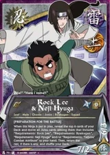 Rock Lee & Neji Hyuga - N-751 - Uncommon - 1st Edition - Foil Broken Promise Pla