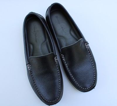 Tommy Bahama Men’s Black Leather Loafer EUC s-l400.jpg main image 2