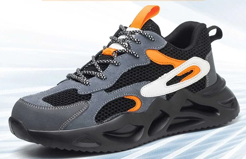 Herren Damen Atmungsaktive Sicherheitsschuhe S3 Stahlkappe Sneaker Arbeitsschuhe - Bild 4 von 18