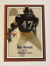 2000 Fleer Greats of Game Football #58 - Mel Blount - Pittsburgh Steelers