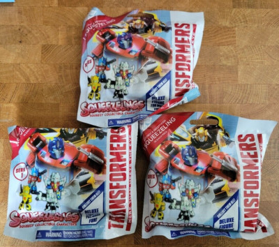 (3) ~ Hasbro ~ Squeezelings ~ Transformers ~ Series 1