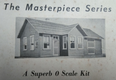 Suncoast Models 005 Small Town Depot Station Bahnhof - Kit Bausatz OVP - 0 Scale
