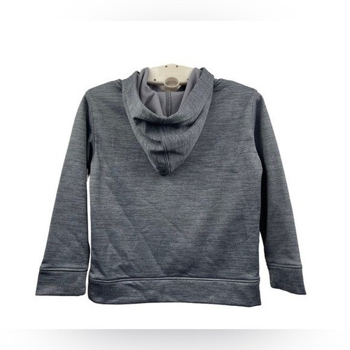 Under Armour Gray Pullover Hoodie Size 4 Boys - Picture 2 of 5