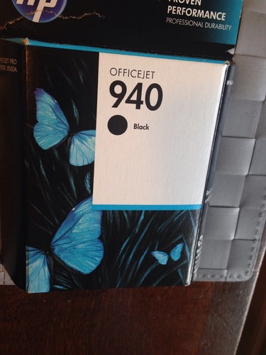 Genuine HP 940 Black Ink Cartridge (C4902AN) Warranty Ends: 5/2015 NIB Unopened - Picture 4 of 5