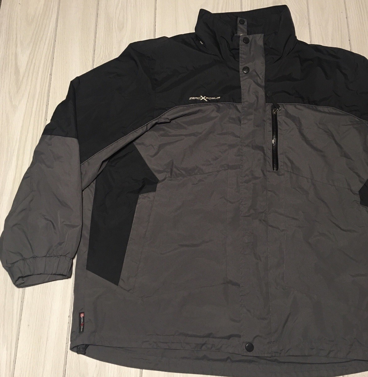 ZERO XPOSURE ビック　ボーイズ　スリーインワン　ジャケット Zero Xposure Mens Winter Sports Coat Jacket Black/Gray SZXL | eBay