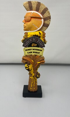 Shock Top Honey Bourbon Cask Wheat Draft Beer Man Cave Pub Bar