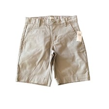 NWT Old Navy Gray School Uniform Shorts Flat Front Size 6