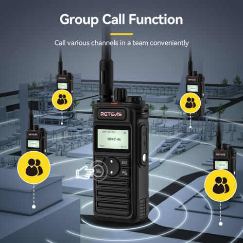 Retevis RT86S Long Range GMRS Dwukierunkowe radio Wyświetlacz LCD 2600mAh NOAA na zewnątrz - Zdjęcie 6 z 13