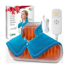 Heating Pad for Neck and Shoulders, Weighted Neck Heating Pad for Pain Relief...