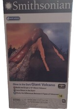 New Smithsonian Giant Volcano Science Kit Glow in the Dark Lava STEM Ages 8