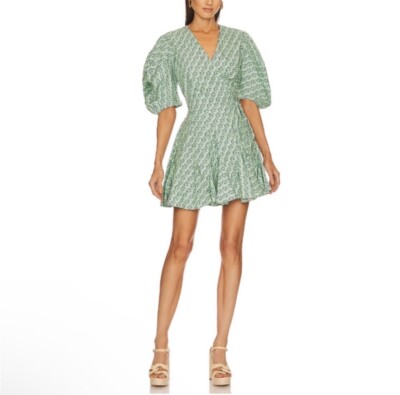 mint green wrap dress Pale Green Abigail Frill Wrap Dress | WHISTLES