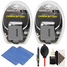 Two LP-E10 Replacement Batteries Kit for Canon EOS T3, T5, T6 DSLR Camera