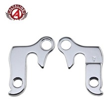 BICYCLE ALLOY REAR DERAILLEUR MESH FRAME HANGER GEAR TAIL HOOK A-HG001 SILVER.