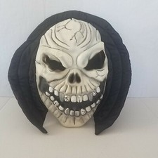 Vintage Halloween Mask Easter Unlimited Scary Face Crypt Ghoul Skeleton Skull