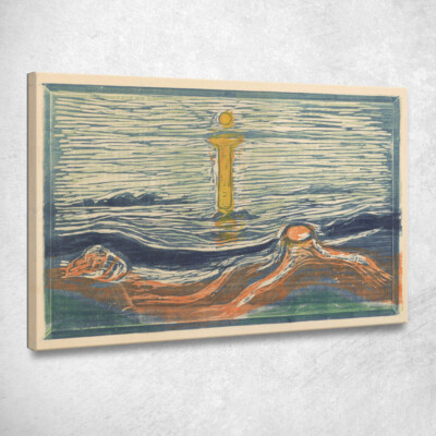 Riva Mystica Edvard Munch, em217 Leinwandbild