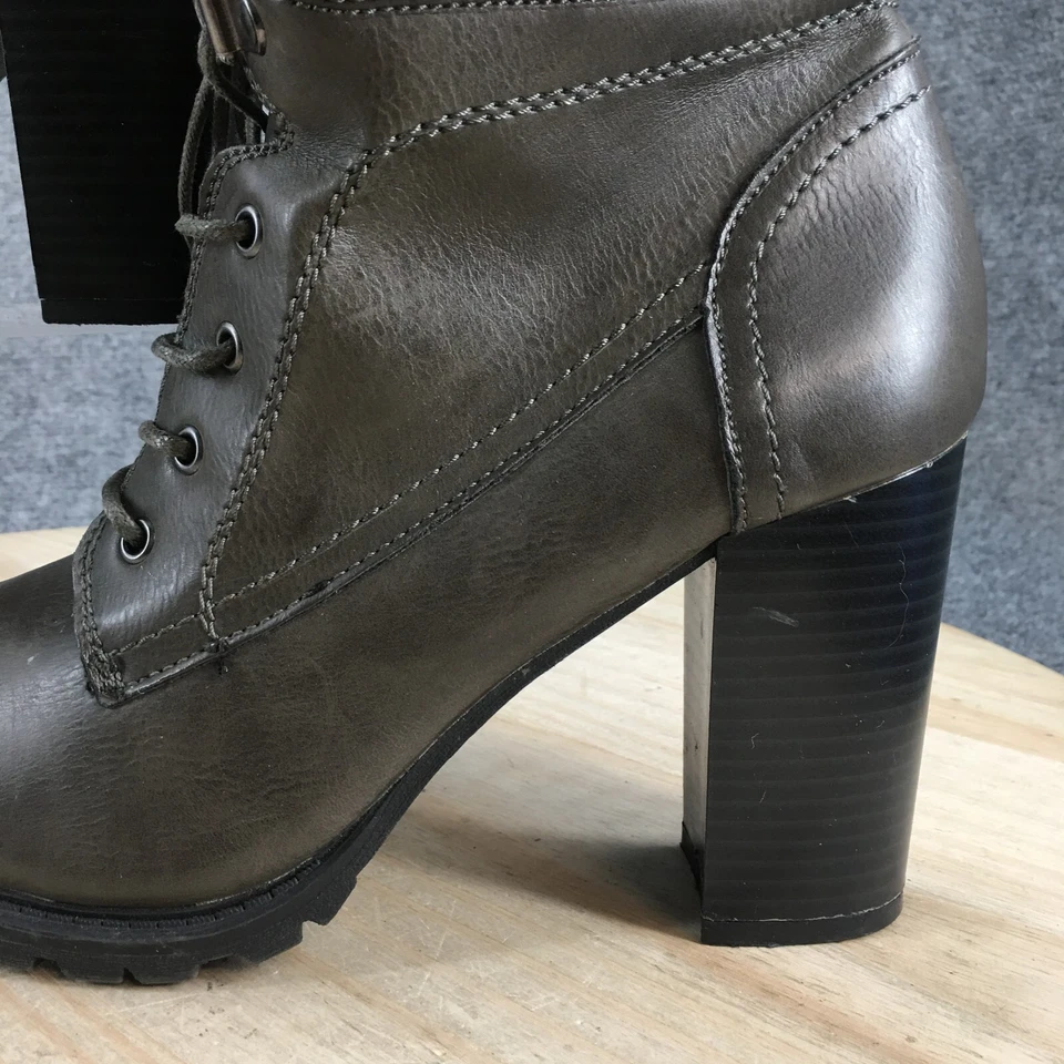 Dolce by Mojo Moxy Boots Women 10 M Outfitter Ankle Booties Brown Faux Leather - Image 3 of 4