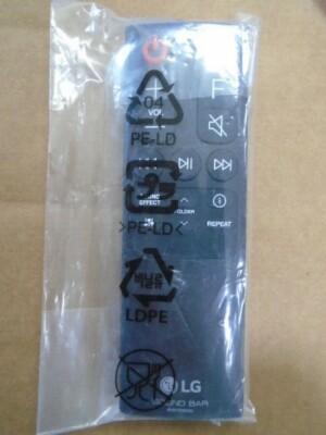 NEW LG SOUND BAR AKB75595331 REMOTE CONTROL + BATTERIES