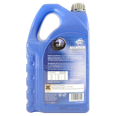 Fuchs Maintain Fricofin ESK 5 Litre Engine Water Coolant Winter 