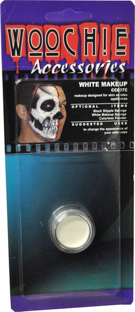 White Cream Costume Make Up 1/8 oz Carded