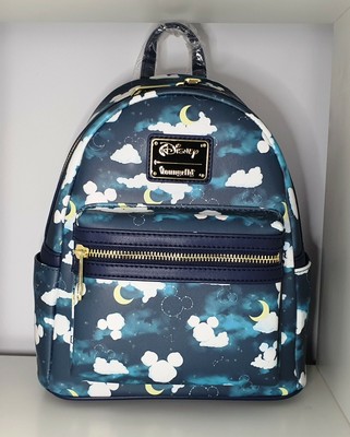 loungefly blue mickey backpack