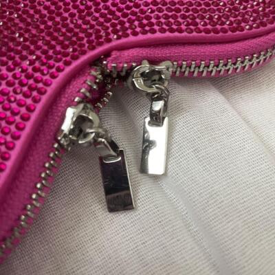 Zara Rhinestone Heart Shaped Bag Pink USED Mint Condition