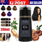 Hair Dye Shampoo Nova Hair Instant Dye Shampoo Hair Color Shampoo for Hair 200ml