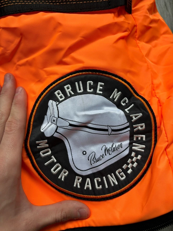 TUMI X McLaren Logo-Print Packable Woven Backpack - Image 3 of 4